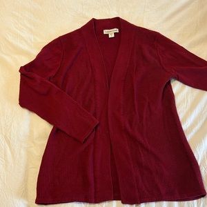Coldwater Creek red cardigan size S